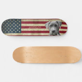 Personalisierter Lieblingshund Skateboard (Horizontal)