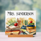 Personalisierter Lieblingslehrer Acrylschild (Neutral)