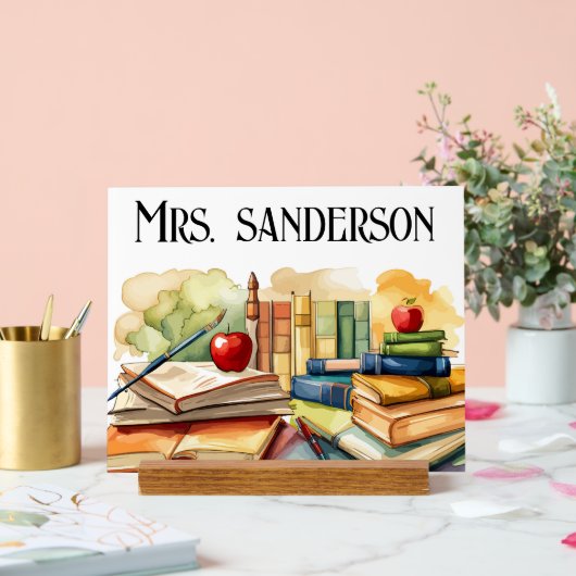 Personalisierter Lieblingslehrer Acrylschild (Hochzeit)