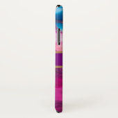 Personalisierter Lila Glitzer Imitate Foil Confett Case-Mate iPhone Hülle (Hinten/Rechts)