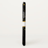 Personalisierter Lila Glitzer Imitate Foil Confett Case-Mate iPhone Hülle (Hinten/Rechts)