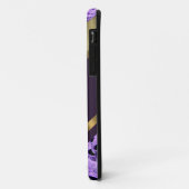 Personalisierter lila Gothischer Schädel Case-Mate iPhone Hülle (Hinten/Links)