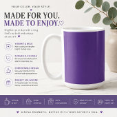 Personalisierter lila Kaffeebecher Kaffeetasse