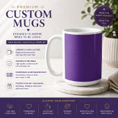 Personalisierter lila Kaffeebecher Kaffeetasse