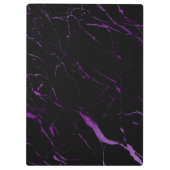Personalisierter, Lila Marmordesigner Klemmbrett (Rückseite)