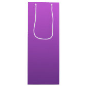 Personalisierter lila Ober Geschenktüte Für Weinflaschen (Vorderseite)