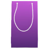Personalisierter lila Ober Kleine Geschenktüte (Vorderseite)