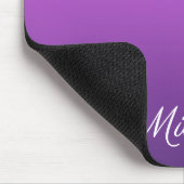 Personalisierter lila Ober Mousepad (Ecke)