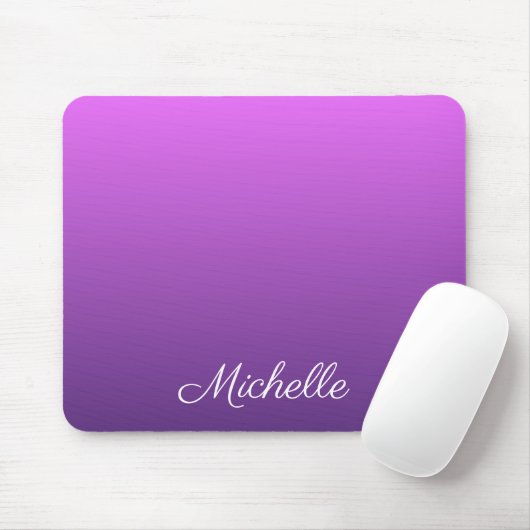 Personalisierter lila Ober Mousepad (Mit Mouse)