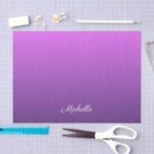 Personalisierter lila Ober Seidenpapier (Handwerk)