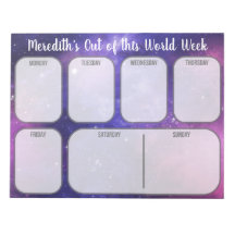 Personalisierter Lila Raumplaner