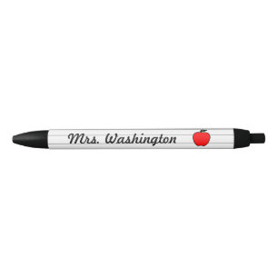 Personalisierter linierter Apple-Stift als Geschen Kugelschreiber