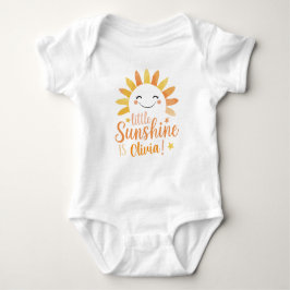 Personalisierter "Little Sunshine" Baby Bodysuit Baby Strampler