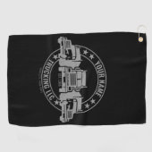 Personalisierter LKW Big Rig Semi LKW Golfhandtuch (Horizontal)