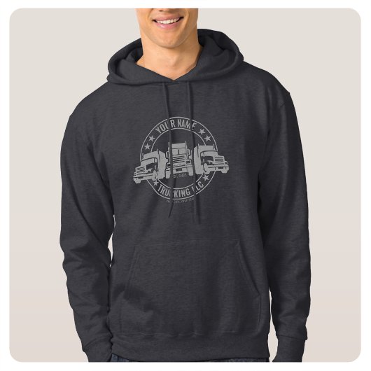Personalisierter LKW Big Rig Semi LKW Hoodie