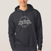 Personalisierter LKW Big Rig Semi LKW Hoodie (Vorderseite)