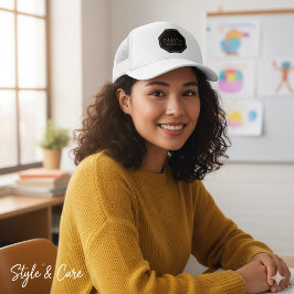 Personalisierter LKW-Hut mit Name und Jobbezeichnu Truckerkappe