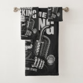 Personalisierter LKW-LKWs Big Rig Truck Badhandtuch Set (Insitu)