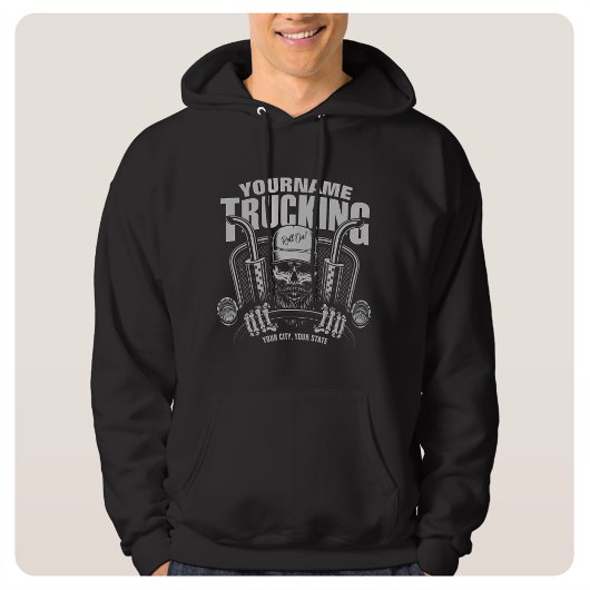 Personalisierter LKW-LKWs Big Rig Truck Hoodie