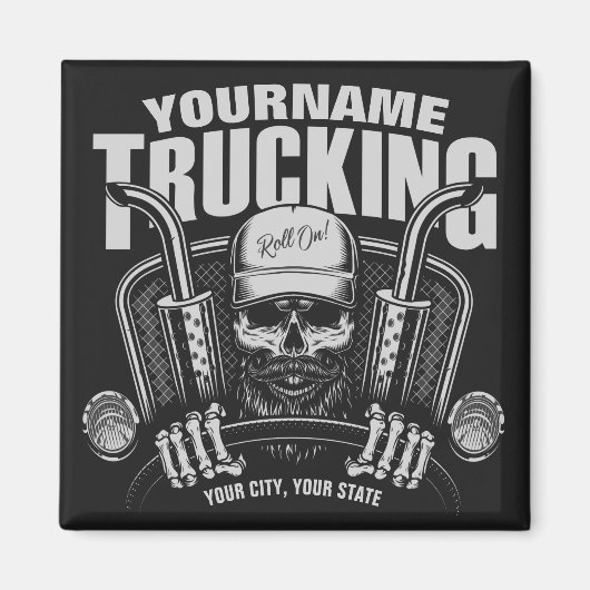 Personalisierter LKW-LKWs Big Rig Truck Magnet (Vorne)