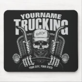 Personalisierter LKW-LKWs Big Rig Truck Mousepad (Vorne)