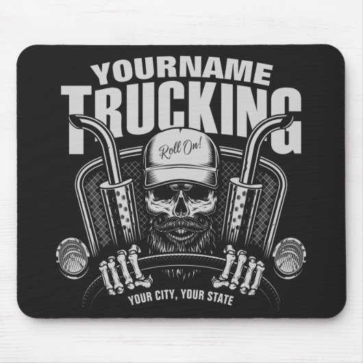 Personalisierter LKW-LKWs Big Rig Truck Mousepad (Vorne)