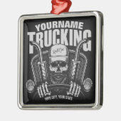 Personalisierter LKW-LKWs Big Rig Truck  Ornament Aus Metall (Links)