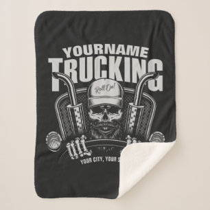 Personalisierter LKW-LKWs Big Rig Truck Sherpadecke