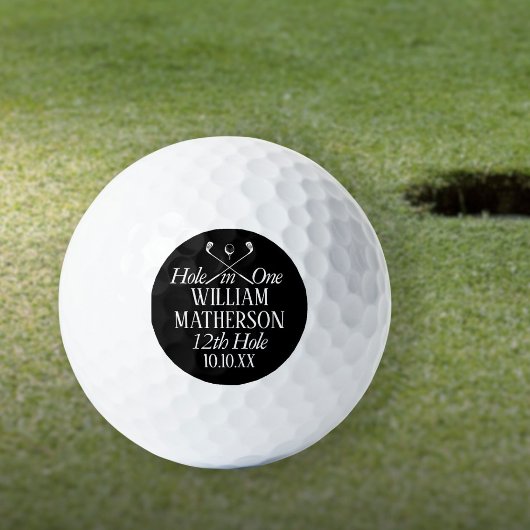 Personalisierter Loch in einem der besten Golfer Golfball