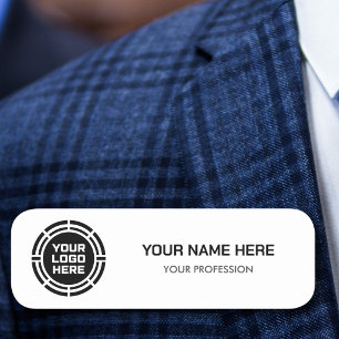 Personalisierter Logo-Mitarbeiter Magnet- oder Sic Namensschild