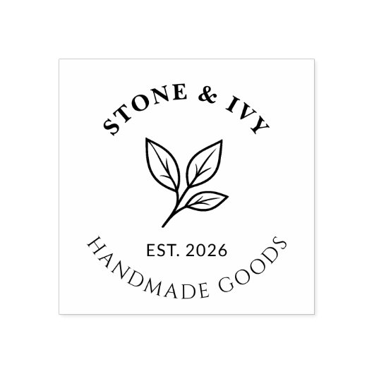 Personalisierter Logo-Stempel aus Gummi Gummistempel (Prägung)