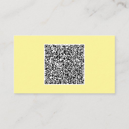 Personalisierter Logo-Text QR-Code Info-Geschäftsk Visitenkarte (Rückseite)