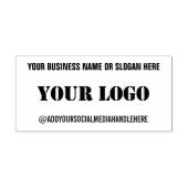 Personalisierter Logo Text Social Media Rubber Bri Gummistempel (Prägung)