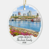 Personalisierter Long Beach Weihnachtsschmuck Benu (Links)