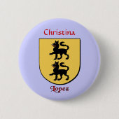 Personalisierter Lopez Historischer Schild Button (Vorderseite)