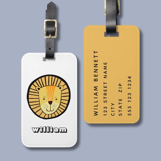 Personalisierter Lötkopf Gepäckanhänger