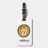 Personalisierter Lötkopf Gepäckanhänger (Vorderseite vertikal)