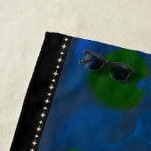 Personalisierter Lotus-Teich Strandtuch (Beispiel)