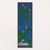 Personalisierter Lotus Teich Yogamatte (Vorderseite)