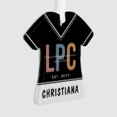 Personalisierter LPC Lizenzierter Beruflicher Bera Ornament (Vorderseite)