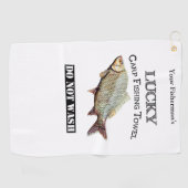 Personalisierter Lucky Carp Handtuch (Horizontal)