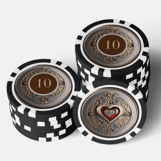 Personalisierter Lucky-Charme Pokerchips (Stapel)