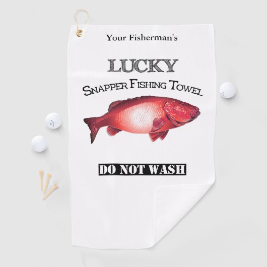 Personalisierter Lucky Red Snapper Handtuch (Insitu)