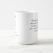 Personalisierter Luke 12:27 Kaffeebecher Kaffeetasse (Mittel)