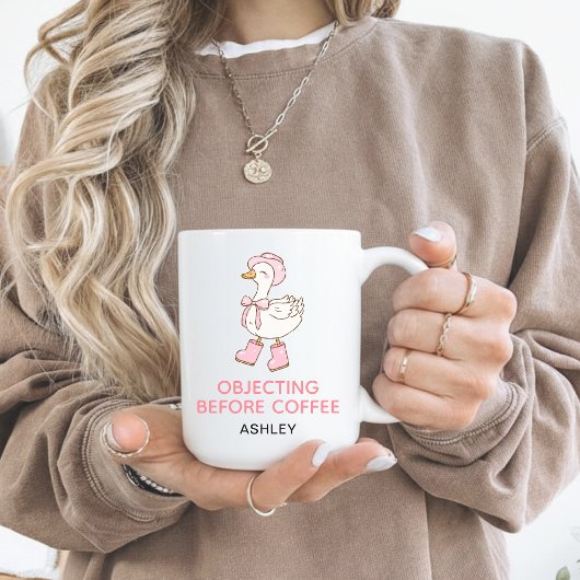 Personalisierter lustiger Anwalt-Becher als Gesche Kaffeetasse