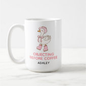 Personalisierter lustiger Anwalt-Becher als Gesche Kaffeetasse (Links)