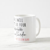 Personalisierter lustiger Becher für Papa Kaffeetasse (VorderseiteRechts)