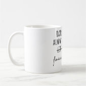 Personalisierter lustiger Becher für Papa Kaffeetasse (Links)
