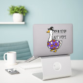 Personalisierter lustiger benutzerdefinierter Text Aufkleber (Laptop auf Schreibtisch)