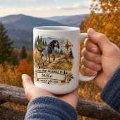Personalisierter lustiger Bluetick Coonhound Kaffeetasse